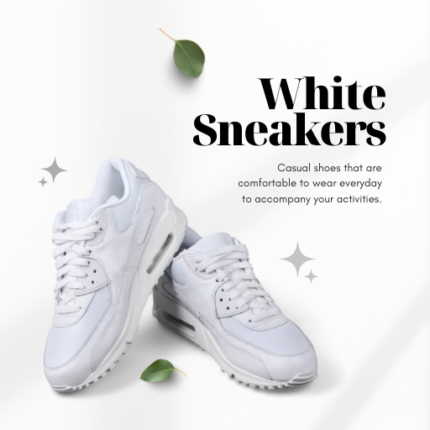 White sneakers